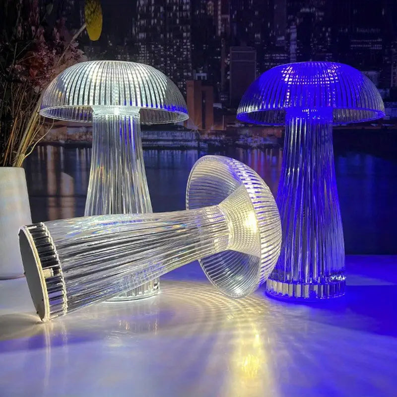 Lampara de cristal LED RGB