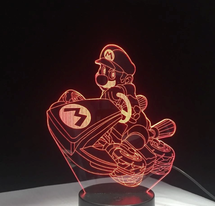 Lámpara Nocturna LED de Super Mario