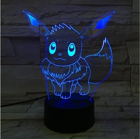 Luz Nocturna LED Colorida - Lámpara Ibu