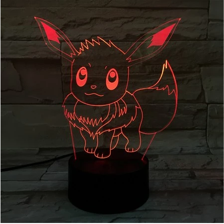 Luz Nocturna LED Colorida - Lámpara Ibu