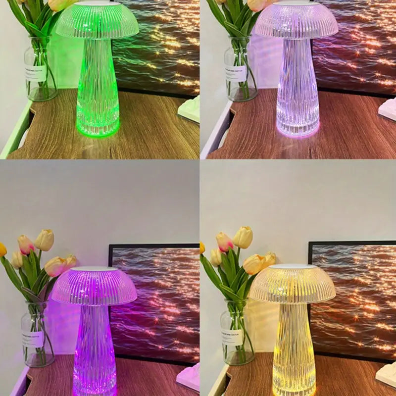 Lampara de cristal LED RGB
