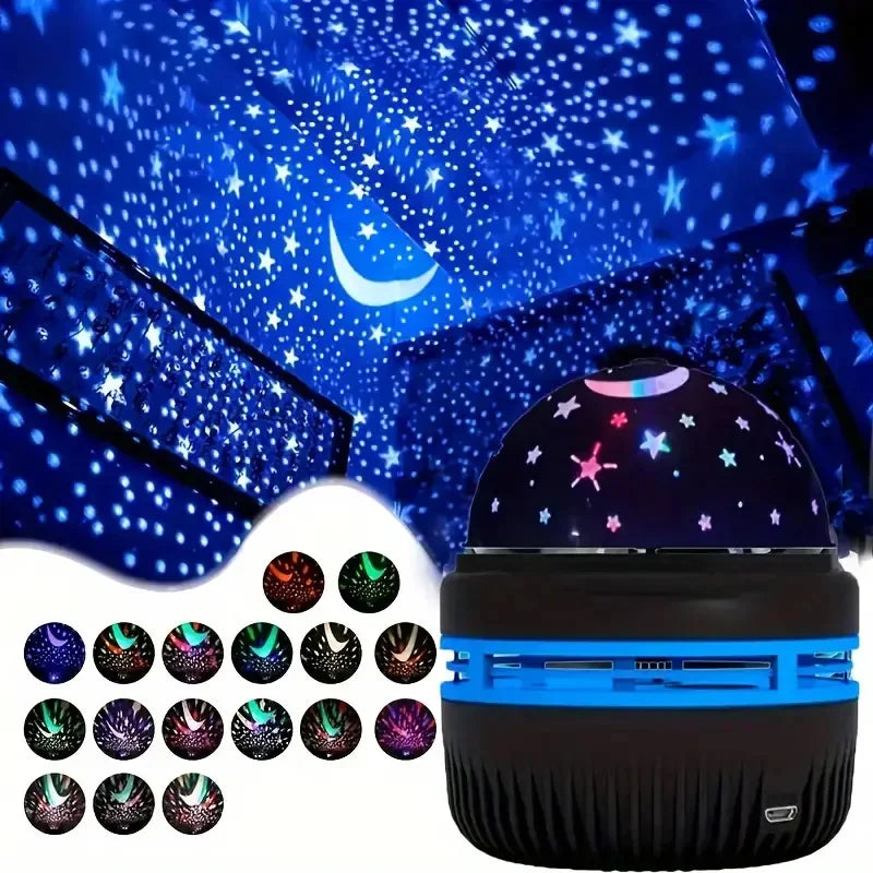 Proyector 3D LED lunar