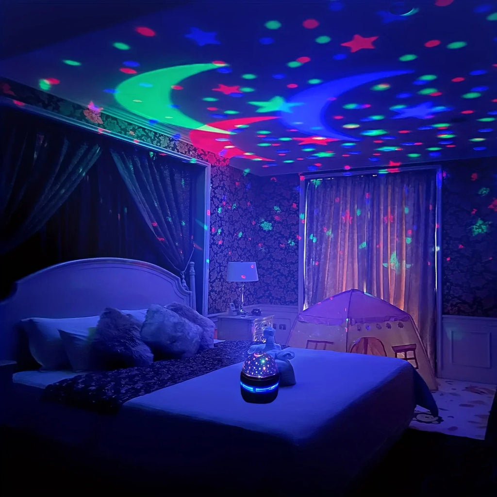 Proyector 3D LED lunar