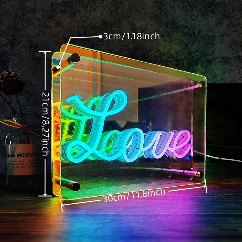Neon Led PS5 o Love de cristal