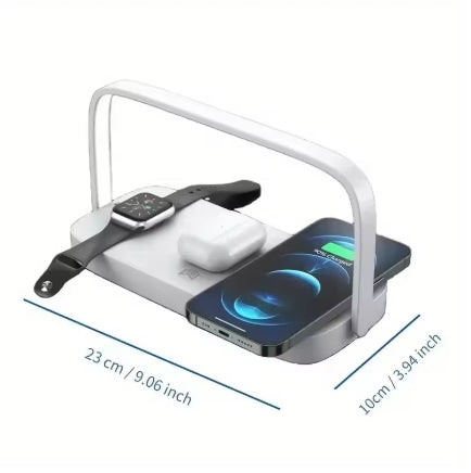 Cargador inalambrico con luz LED