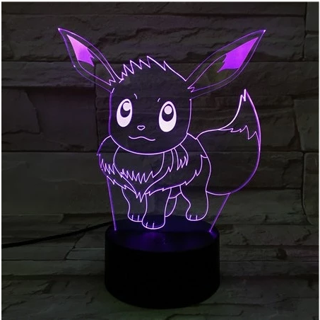 Luz Nocturna LED Colorida - Lámpara Ibu