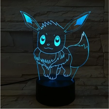 Luz Nocturna LED Colorida - Lámpara Ibu